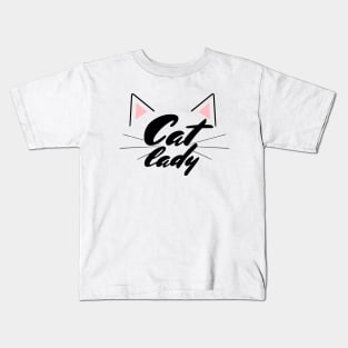 Cat Lady Kids T-Shirt